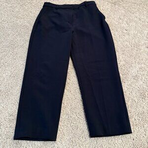 Express Editor Straight Ankle Super High Rise Pant Navy Size 8S